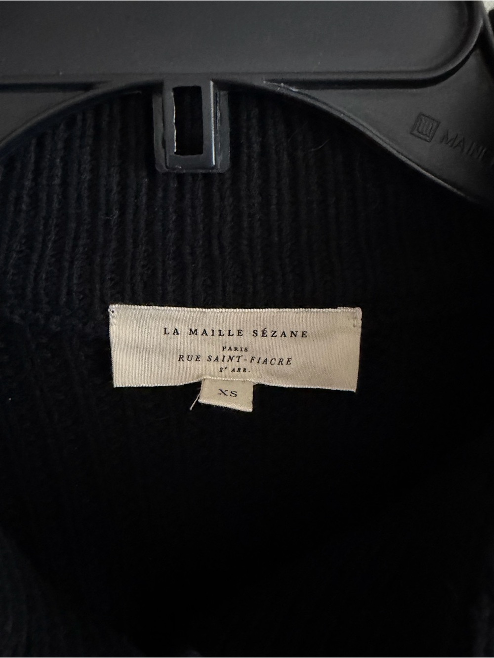 Sezane Lucas Jumper Black XS - Picture 8 of 11